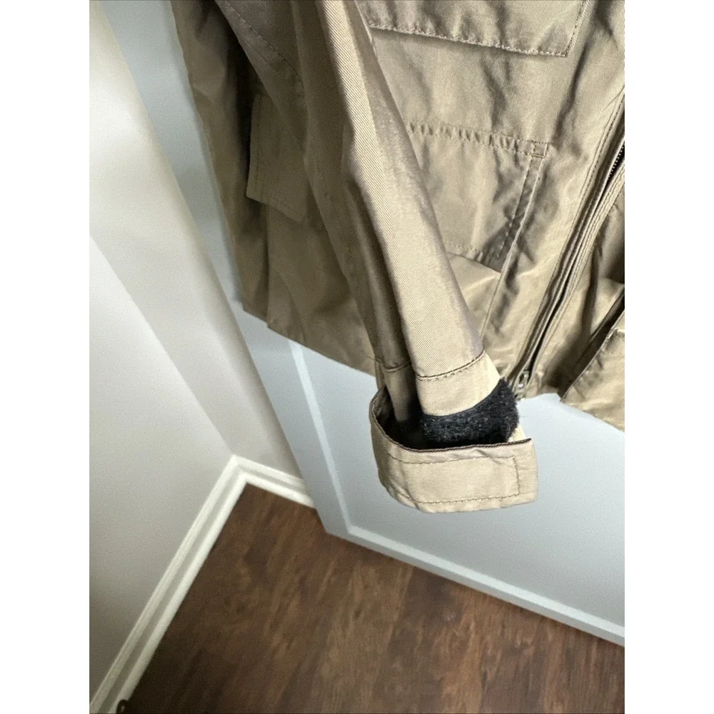 Vintage Banana Republic 2-1 Convertible Hooded Paparazzi Travel Zip Jacket Sz S‎